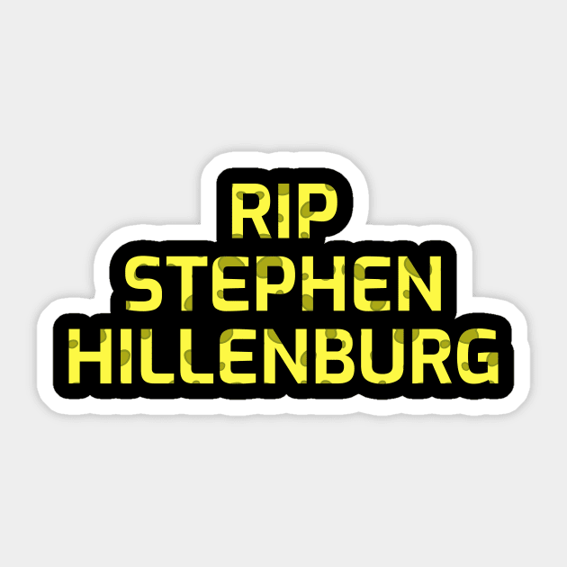 Stephen Hillenburg Sticker by VEKTORKITA